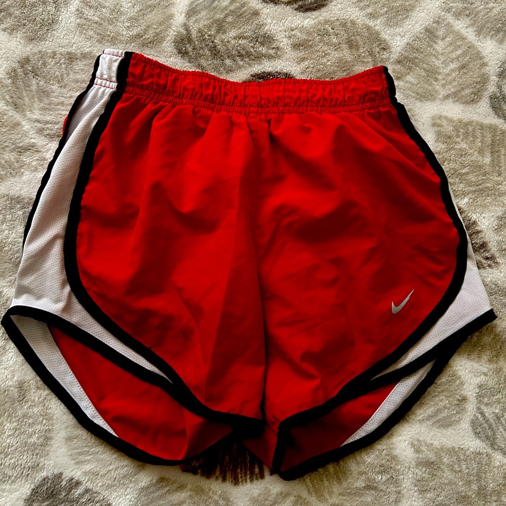 Nike Dri-FIT Red Sports Shorts